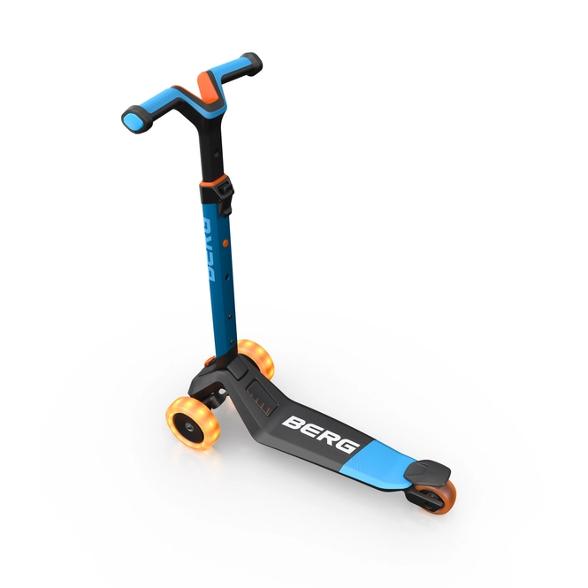 BERG NEXO Kinderroller 3-Rad klappbar LED blau - Afbeelding 4
