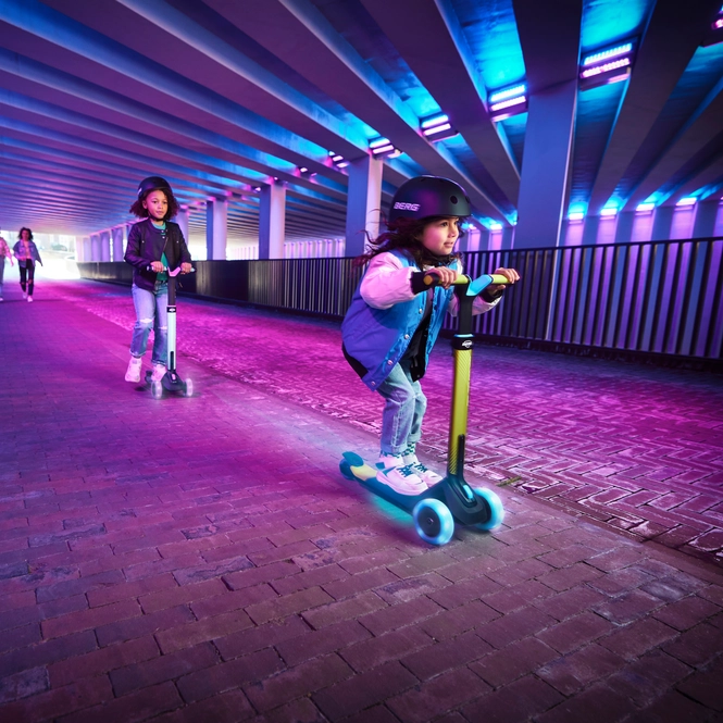 BERG NEXO Kinderroller 3-Rad klappbar lime