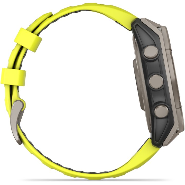 Garmin fenix 8 Sapphire Solar GPS Smartwatch 47mm Graphit/Titanium Titan Solarladung