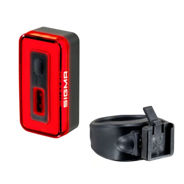 SIGMA Hiro 70 Rücklicht Fahrrad StVZO Bremslicht schwarz USB-C 500m Sichtweite - Afbeelding 4