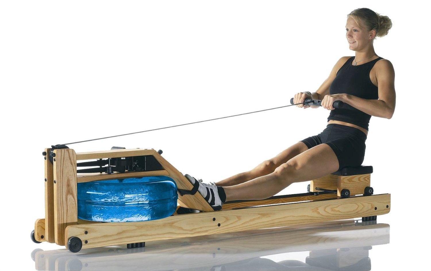 WaterRower-roeimachine van essenhout