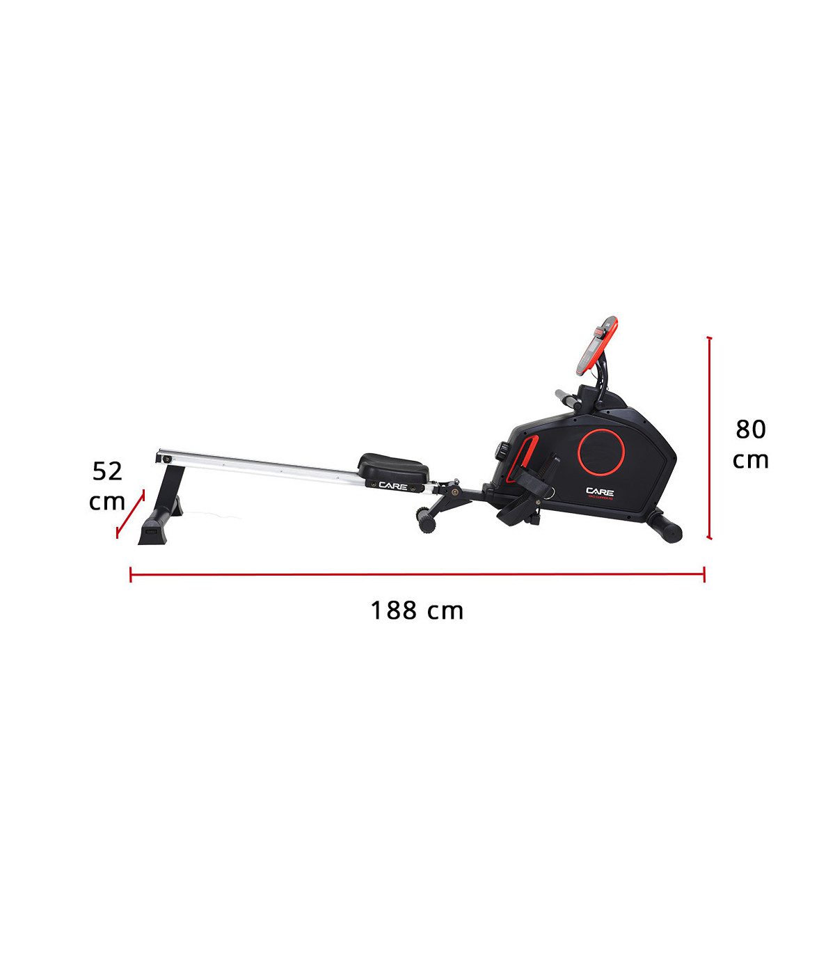 Care MAG-CLIPPER KS Roeimachine – Magnetisch, 8 kg Vliegwiel, Kinomap Compatibel