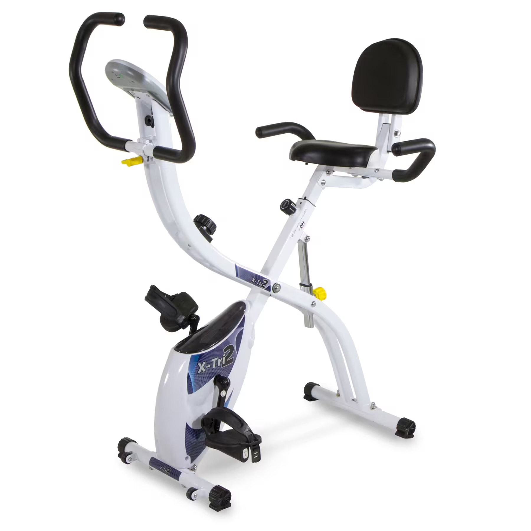 Opvouwbare hometrainer BH Fitness X-Tri II met 3 standen + houder voor tablet/smartphone